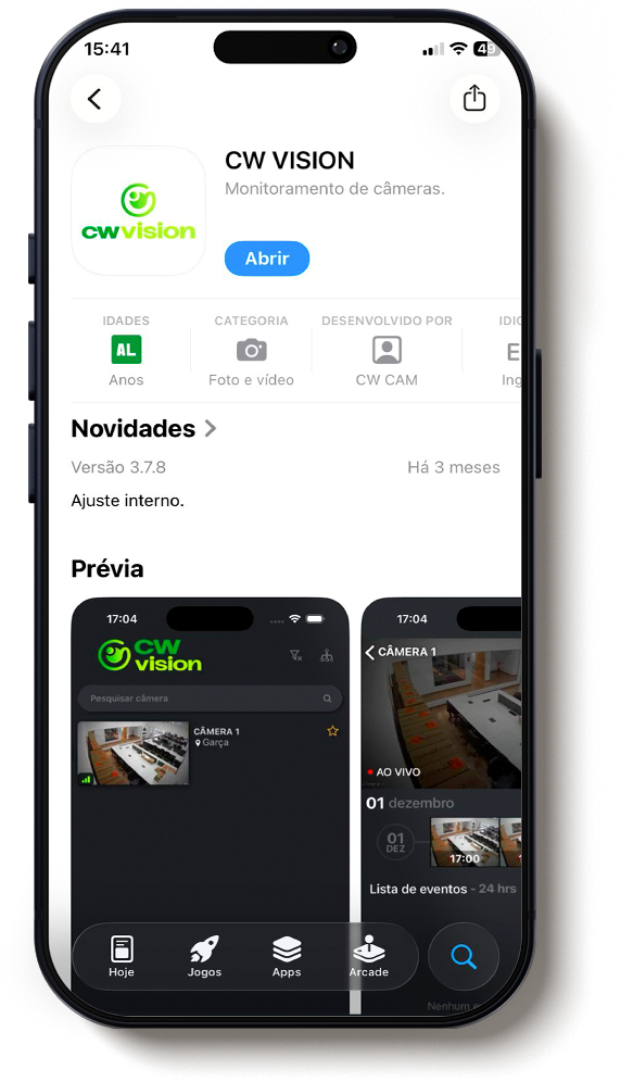 Baixe o app CW Vision